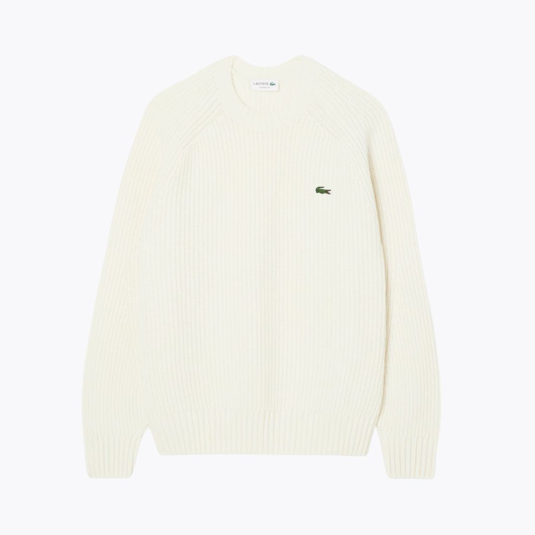 LC - Thick Carded Wool Crew Neck Sweater