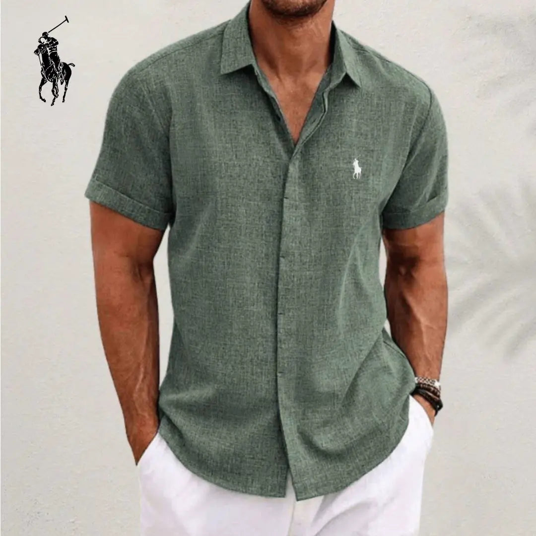 Ralph Lauren Elegant Linen Cotton Shirt