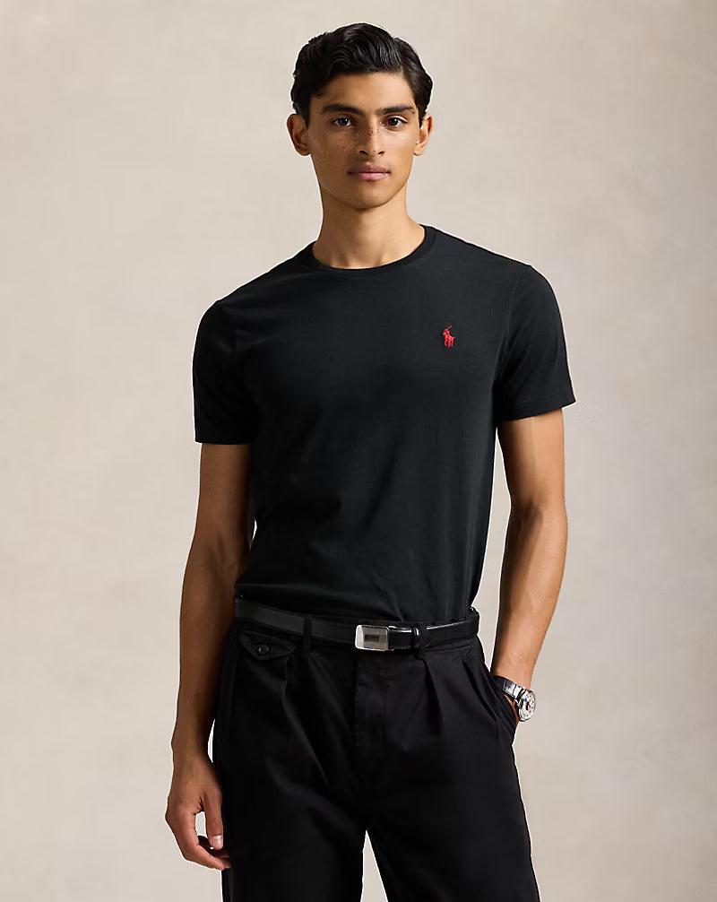 Ralph Lauren Classic Fit Jersey Crewneck Men's Navy Blue T-Shirt