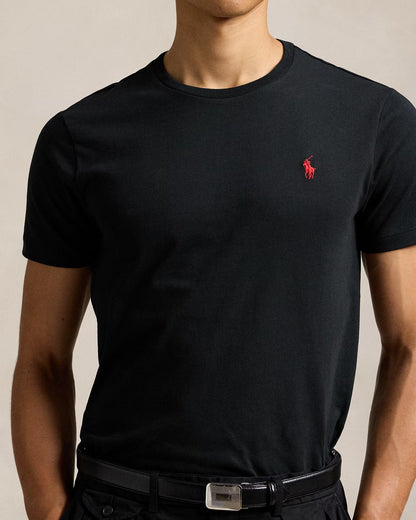 Ralph Lauren Classic Fit Jersey Crewneck Men's Navy Blue T-Shirt