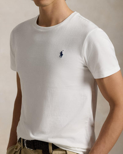 Ralph Lauren Classic Fit Jersey Crewneck Men's Navy Blue T-Shirt
