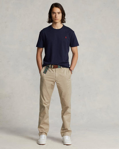 Ralph Lauren Classic Fit Jersey Crewneck Men's Navy Blue T-Shirt