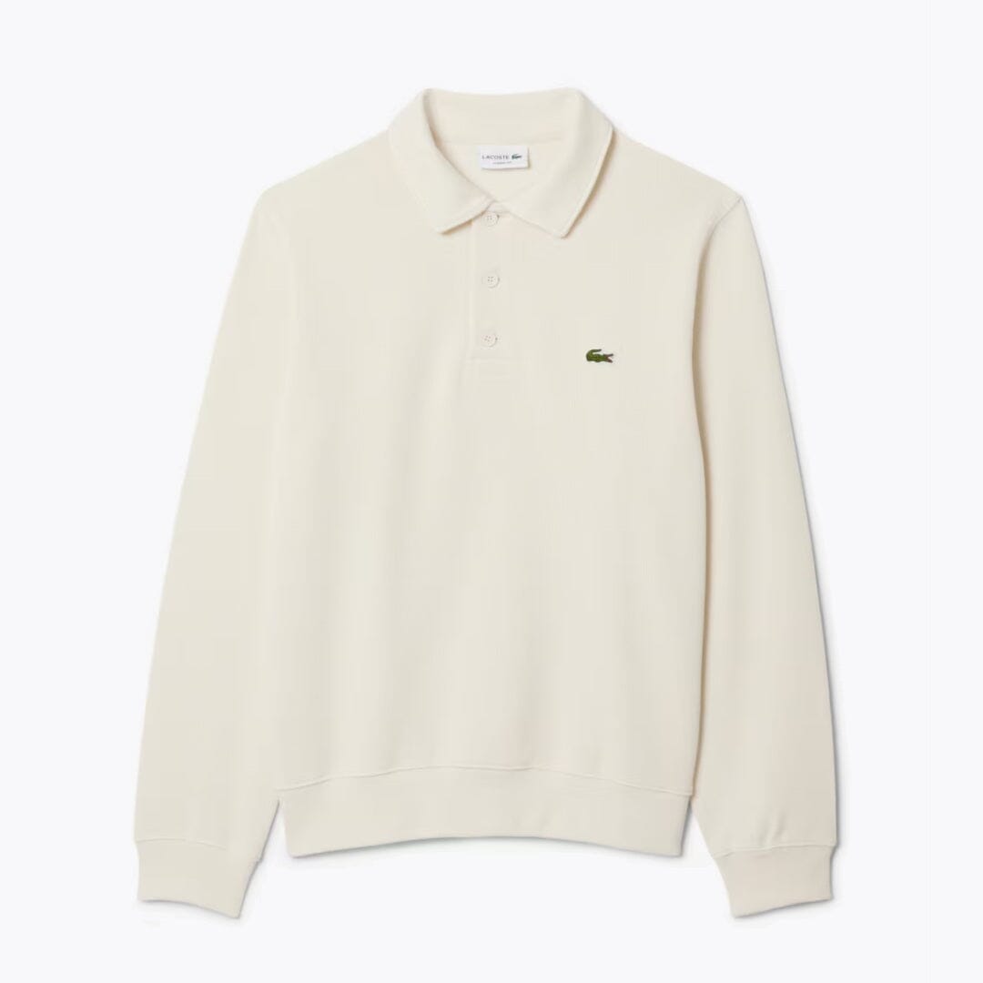 LC - Ribbed Cotton Polo Collar Sweatshirt