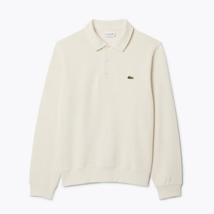 LC - Ribbed Cotton Polo Collar Sweatshirt